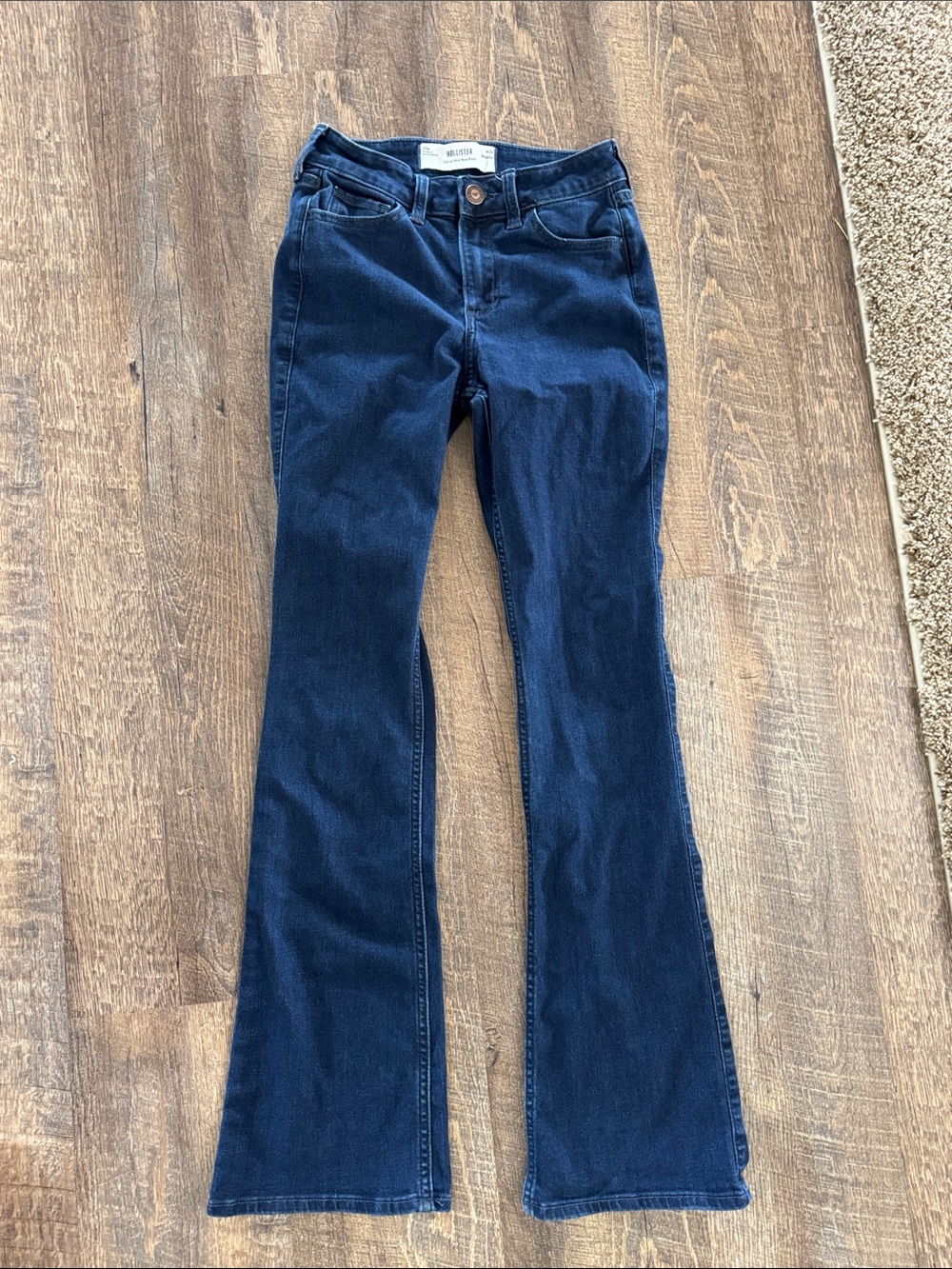 Hollister Dark Navy Flare Jeans